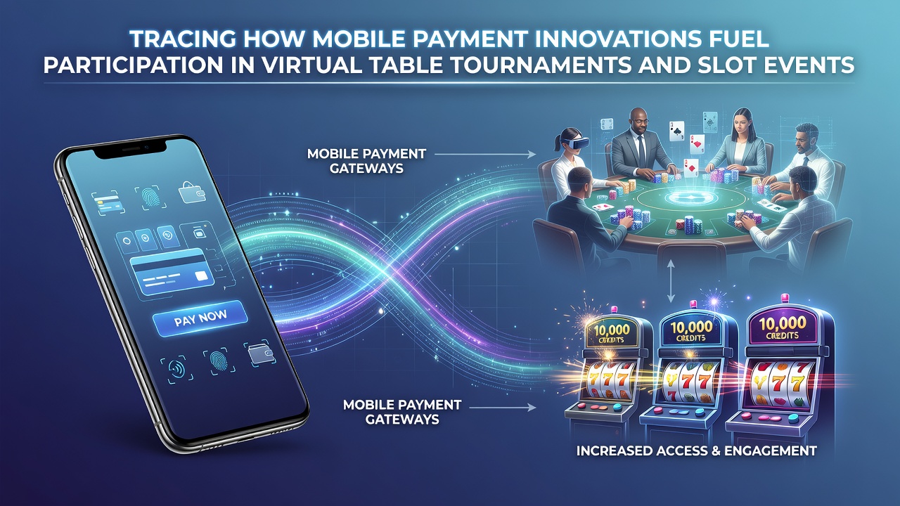 Mobile payment apps facilitating instant buy-ins for virtual poker tournaments and slot events on smartphones